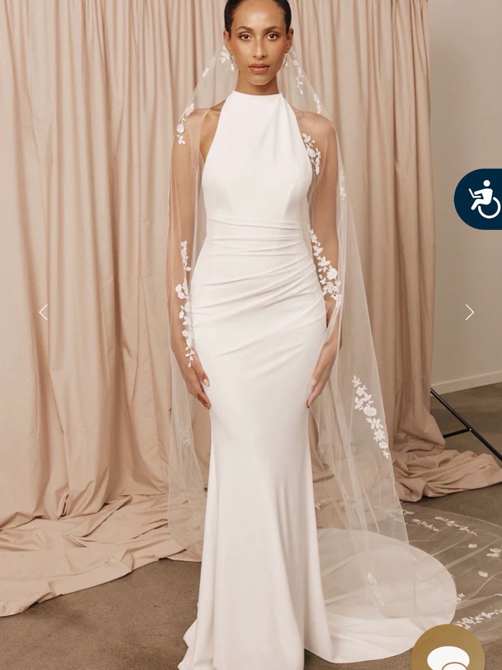 Grace Loves Lace Pierlot cathedral veil